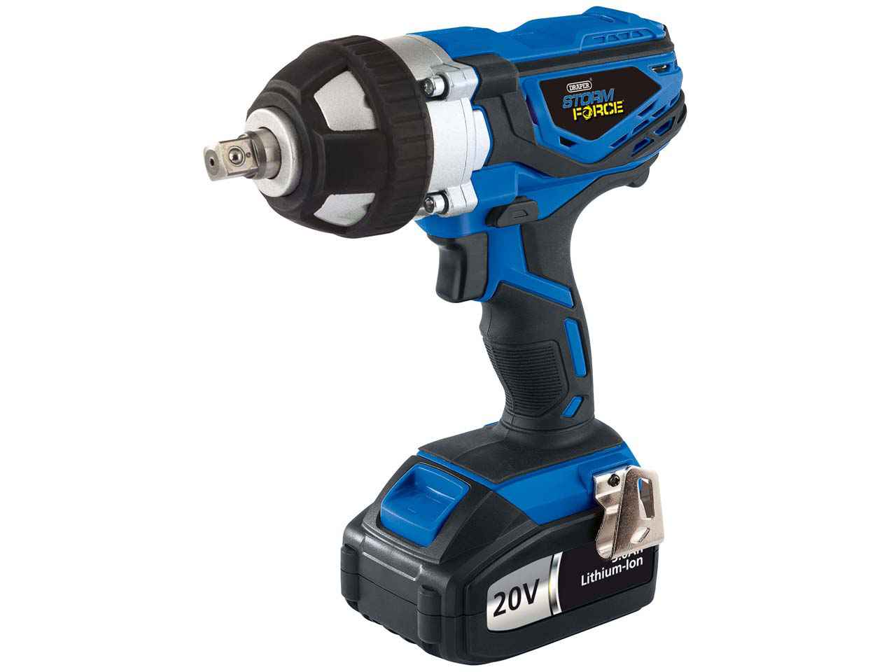 Draper CIW20LISF 20V Cordless Impact Wrench with 2 LI ION