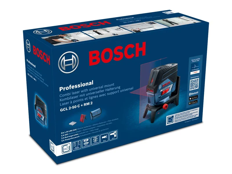 Bosch GCL 2-50 C Red Combi Laser Level