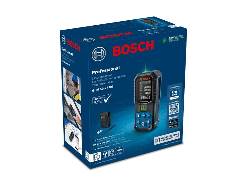 Télémètre laser Bosch télémètre GLM 50-27 CG 50m avec bluetooth