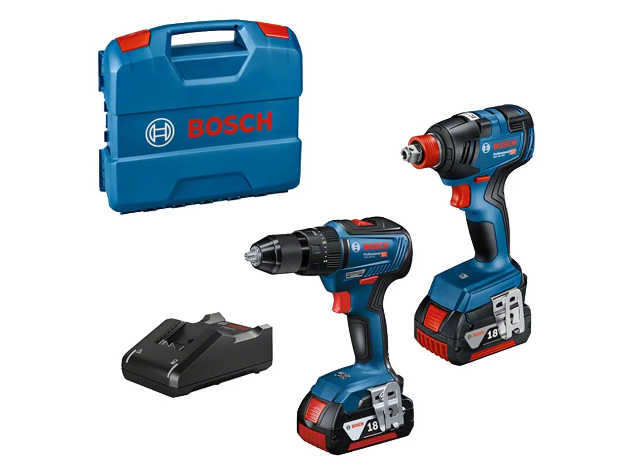 BOSCH GDX18V-200 18v Brushless Impact Driver/Wrench with 2x5ah Batteries -  ToolStore UK