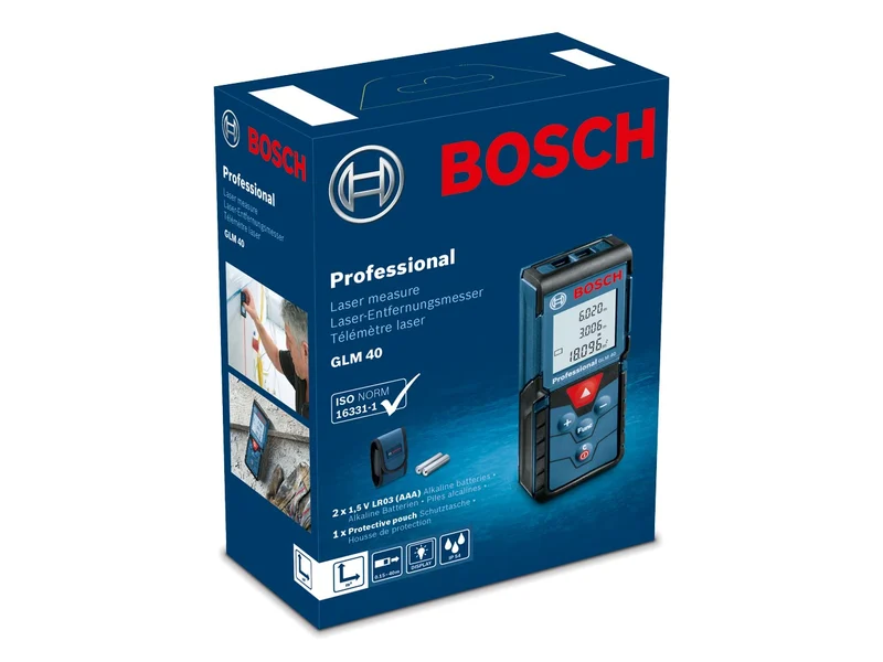 Bosch Bosch GLM40 40 Metre Laser Measurer Range Finder