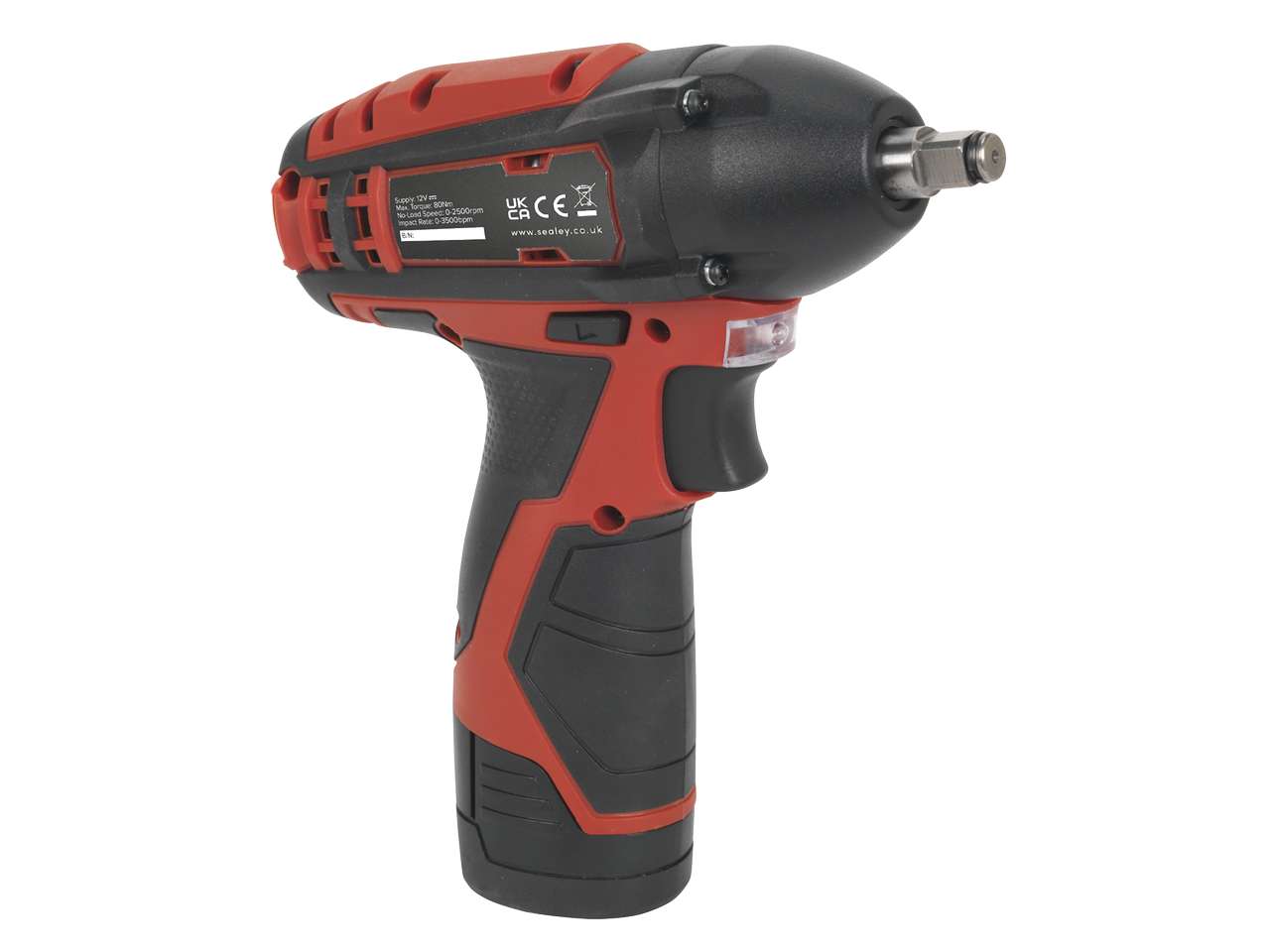 Sealey CP1204 Impact Wrench 12V 3 8InSq Drive 80Nm Body Only