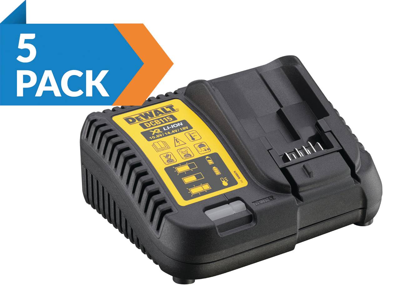 DeWalt DCB115 GB 18v XR Multi Voltage Battery Charger 5pk