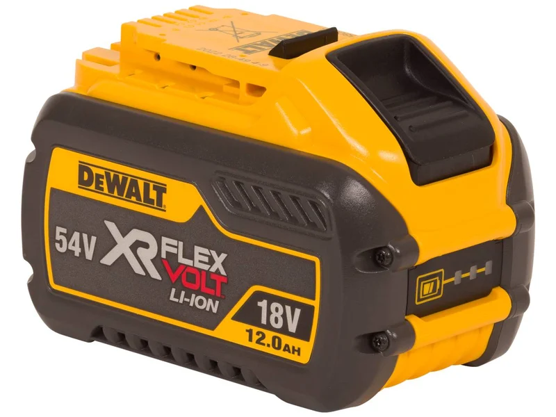 Pack 2 batteries 18-54V Flexvolt 12-4 Ah + Chargeur DCB118 DEWALT