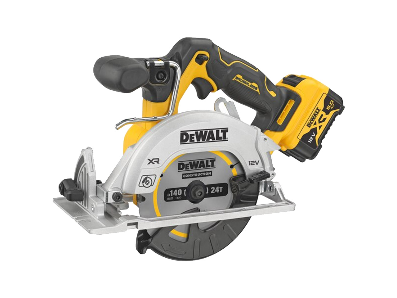 DeWalt DCS512P2 GB 2 x 5Ah 12v XR Brushless Circular Saw