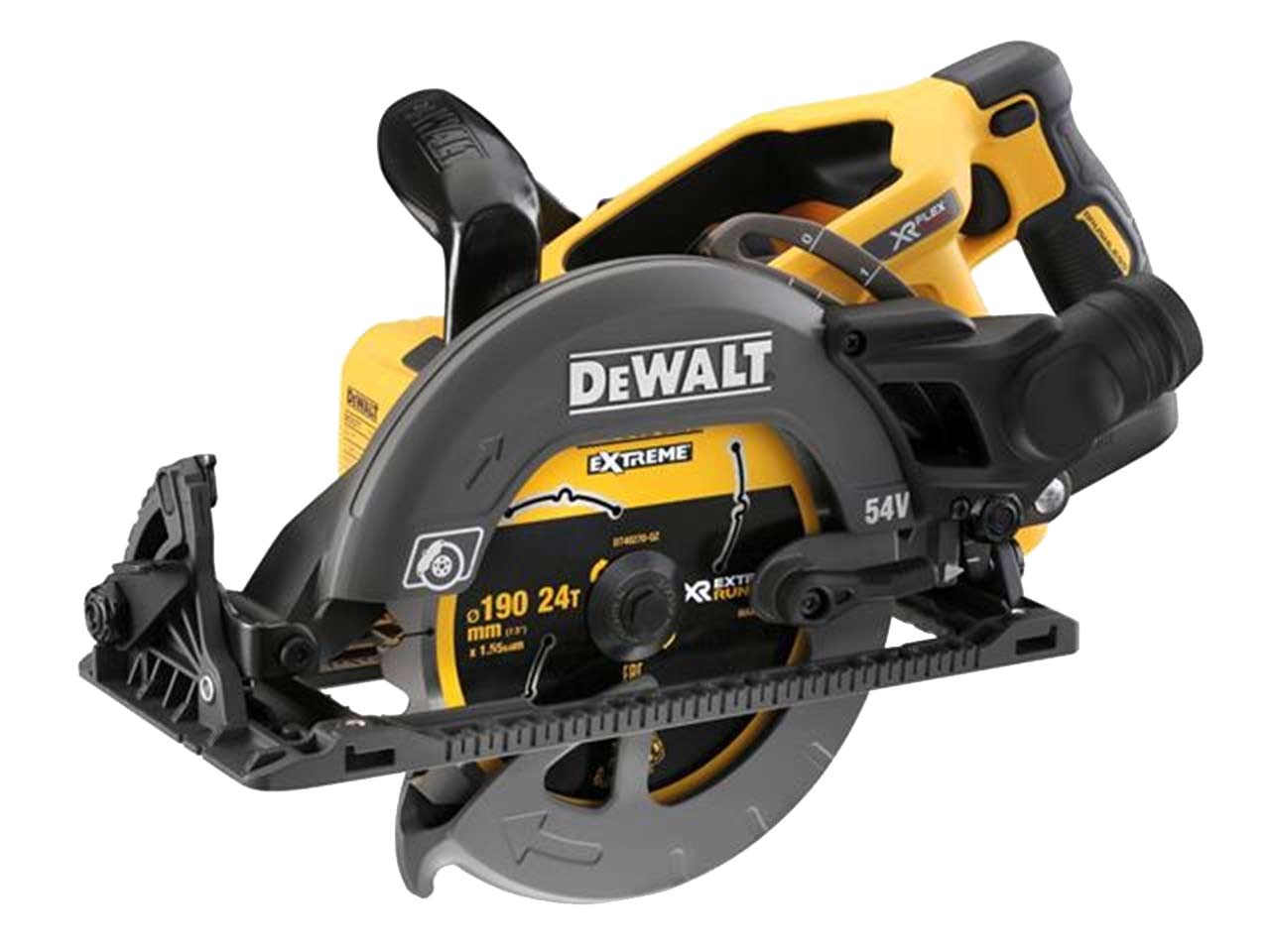 Dewalt 54v circular discount saw guide rail