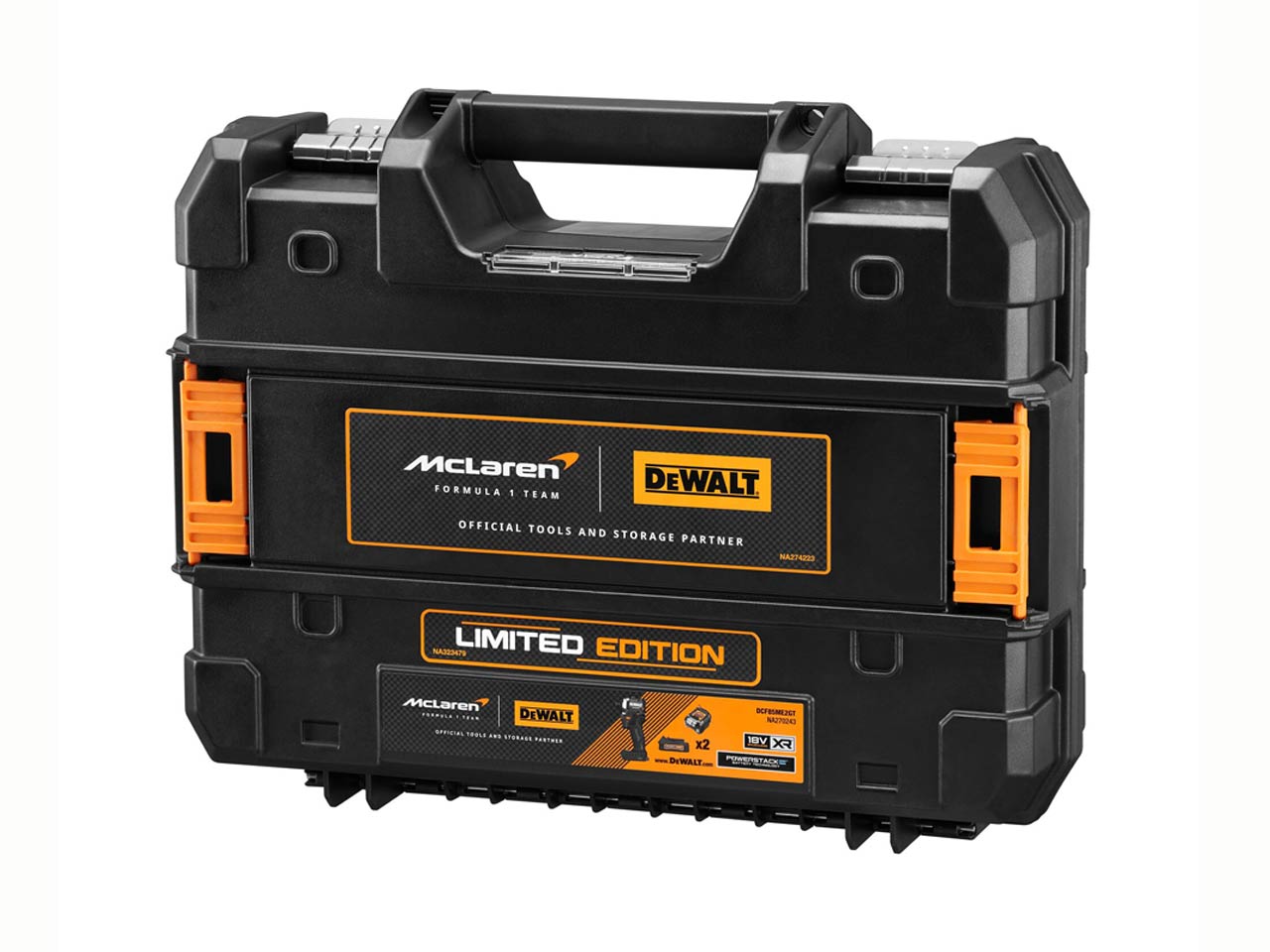 DeWalt MCTSTAK II McLaren 13.5L T-Stak II Twin Tool Case Empty Stackable