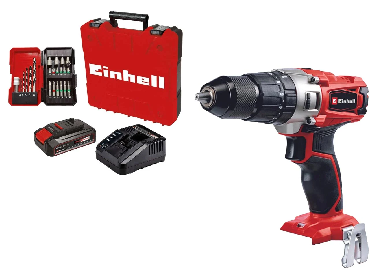 Einhell Einhell EINTECD182K 18V 1x2.5Ah Combi Drill Kit