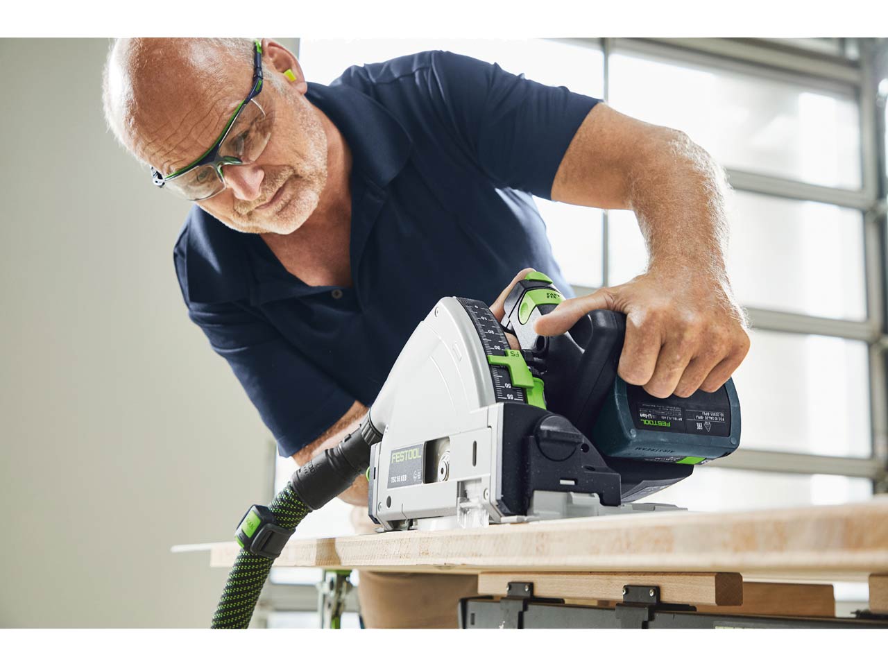 Festool TSC55KIT3240V 18V 240V Circular Plunge Saw with Dust