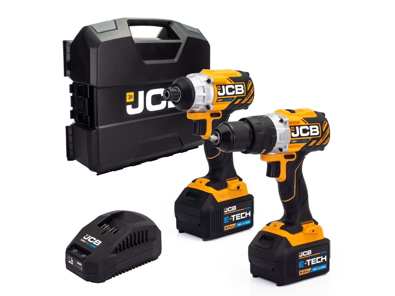 JCB JCB 21 18BL TPK 5 18V 2x5Ah Brushless Impact Driver Combi