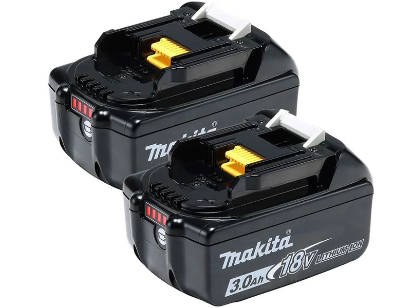 Makita BL1830BX2 BL1830 18v 3Ah Li-ion Twin Pack Batteries