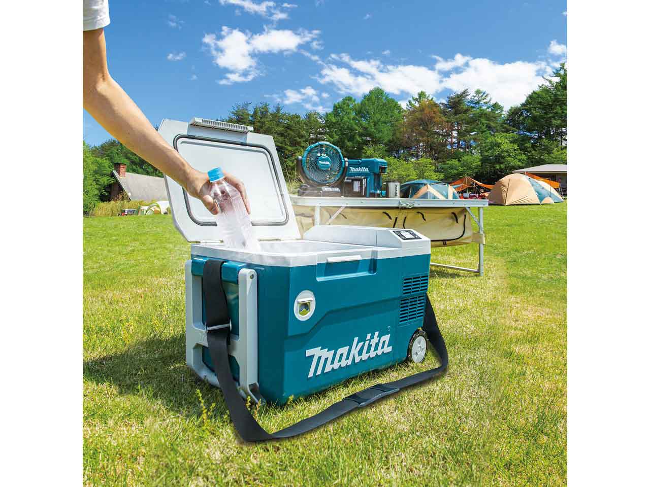 Makita best sale cooler battery