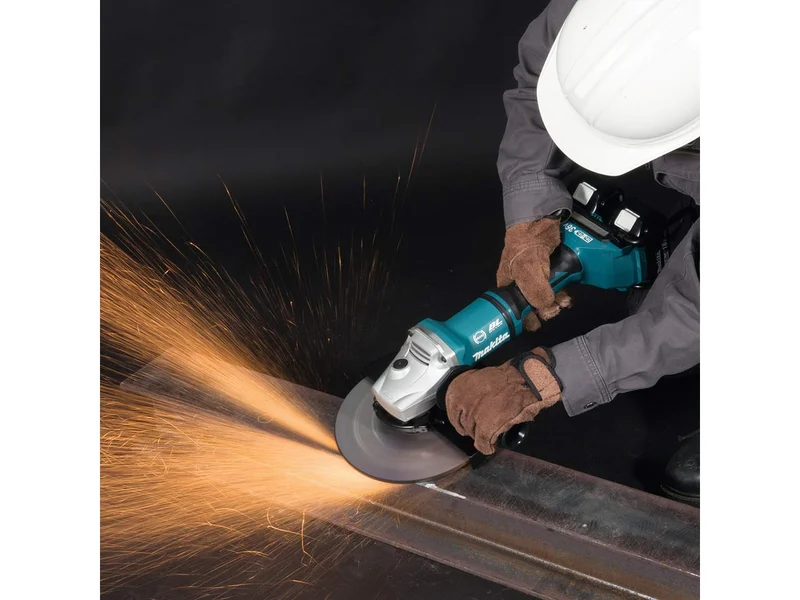 Makita DGA900ZKX2 - Amoladora angular inalámbrica (2 x 18 V, sin