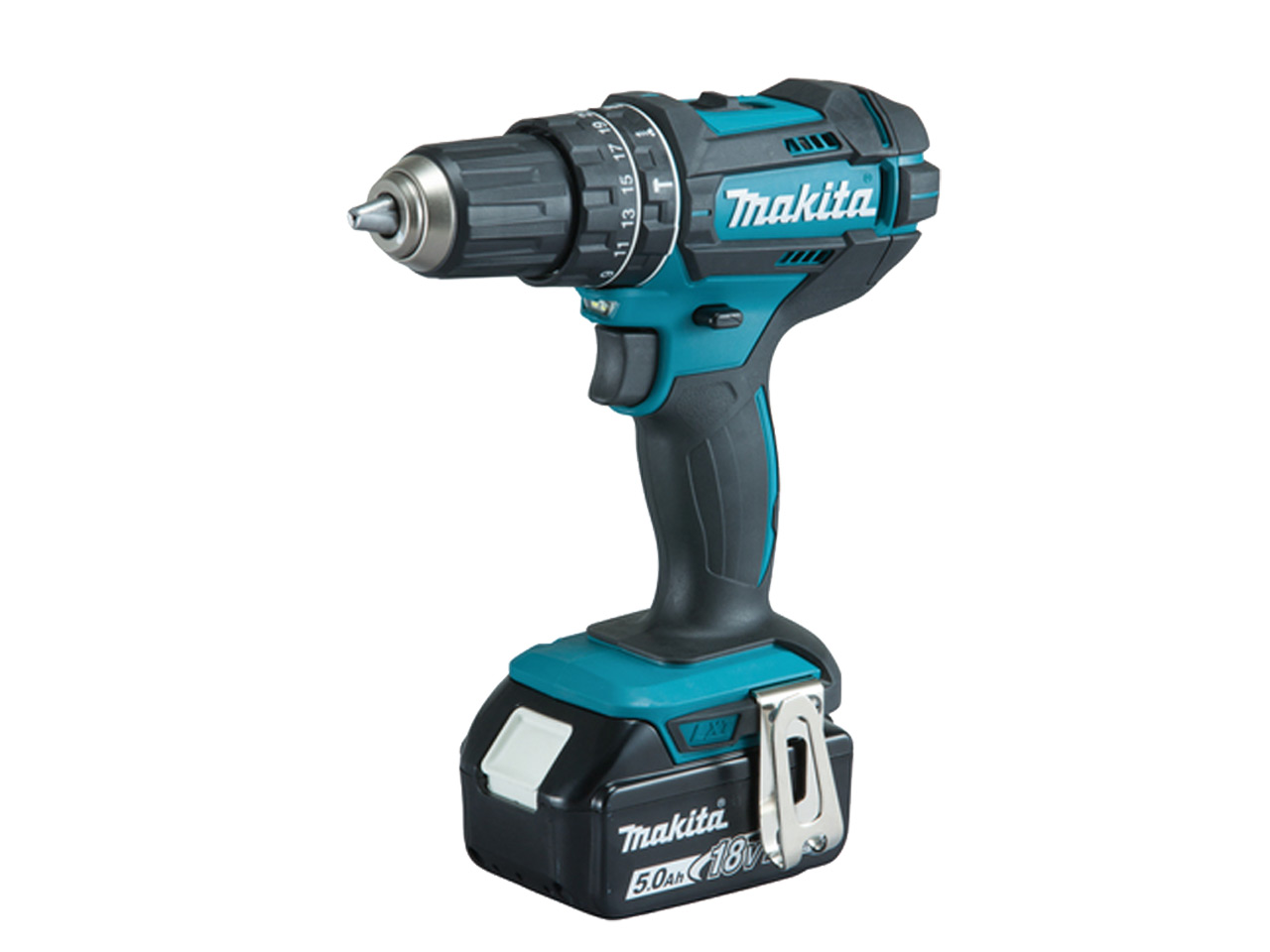 Makita DHP482RTJ 18v 2x5Ah LXT Combi Drill Kit