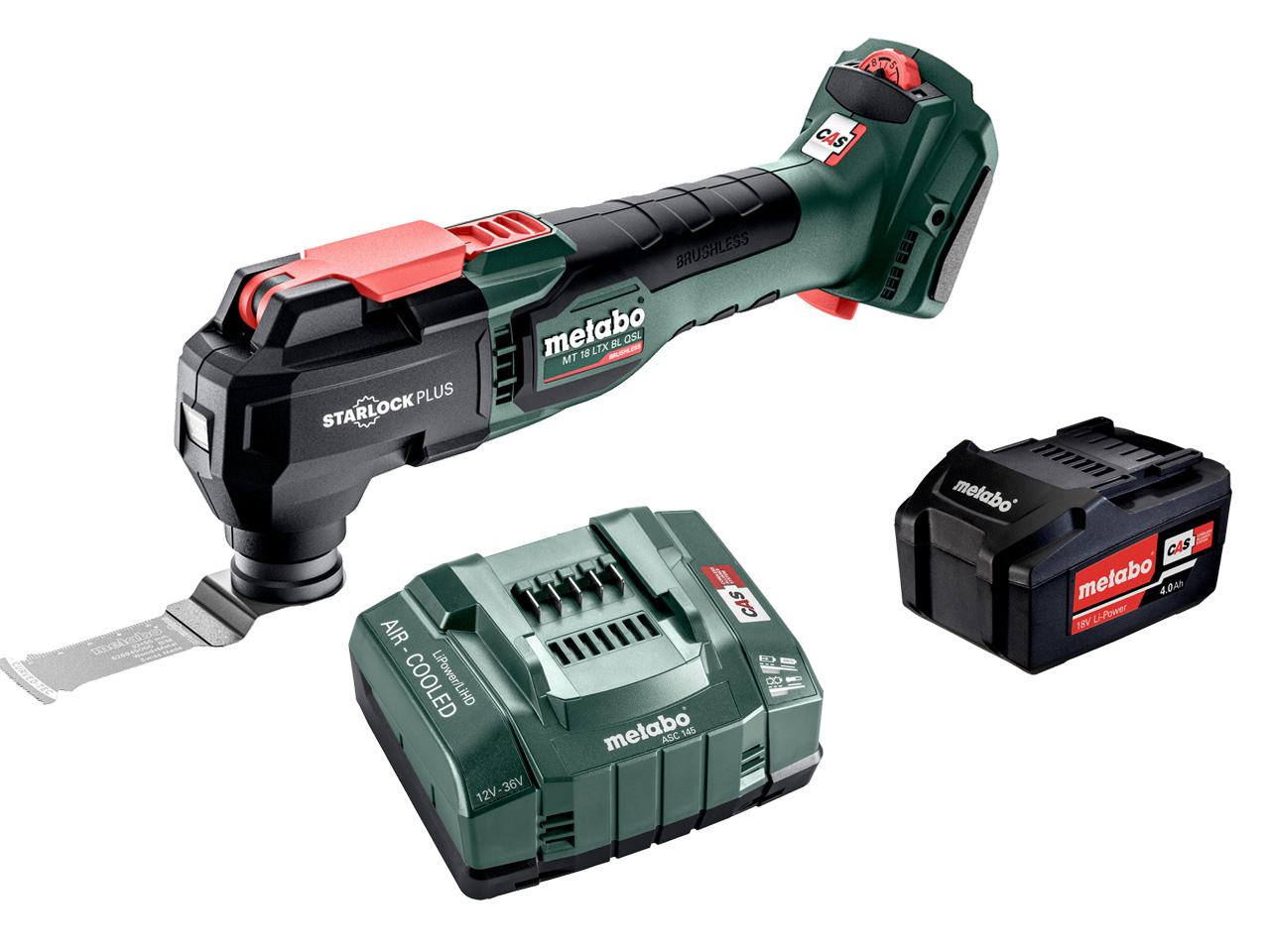 Metabo Metabo MT18LTXBL40145 4Ah 18v Cordless Multi Tool