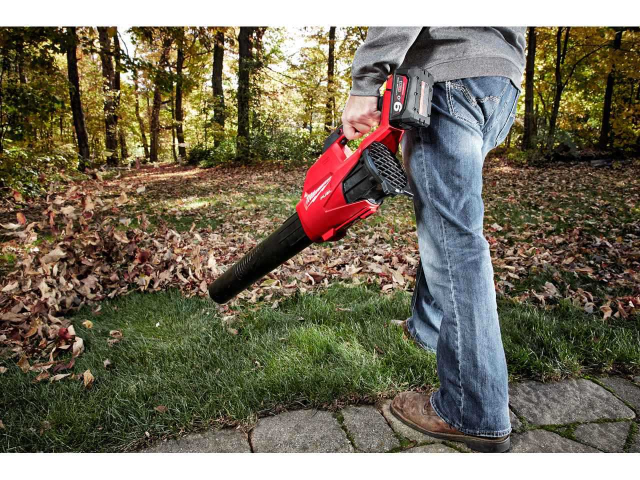 Milwaukee electric leaf discount blower