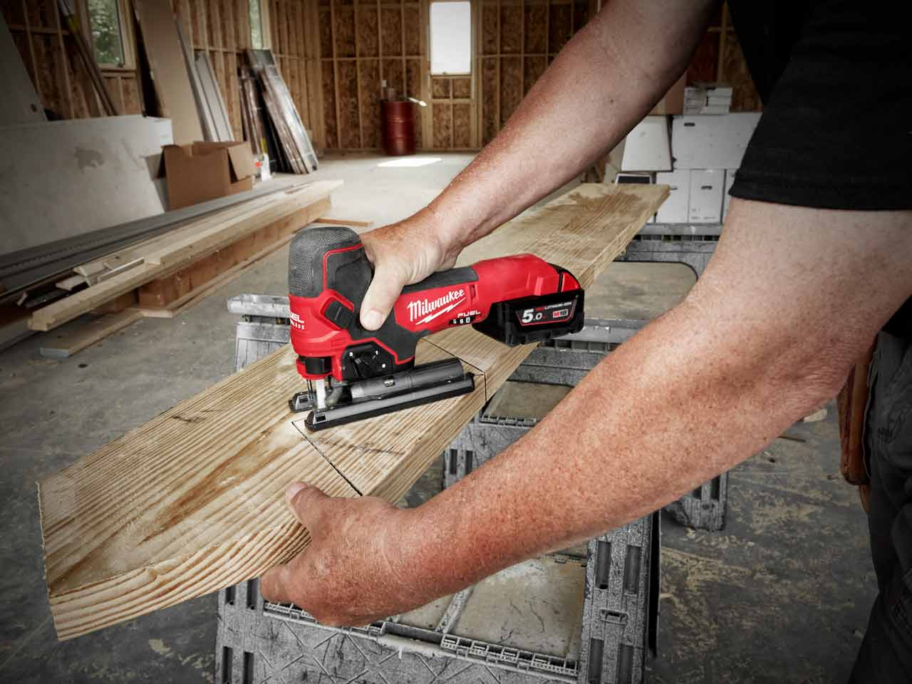 Milwaukee M18FBJS 502X 18V 2 x 5Ah Li ion M18 Fuel Body Grip