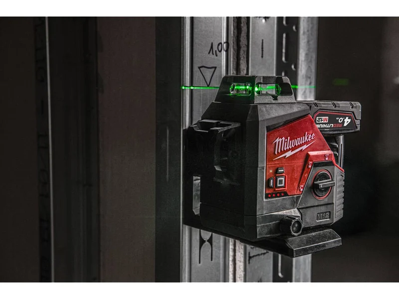 Milwaukee M12 3PL M12™ 3 x 360° cross Line Laser all-in-One
