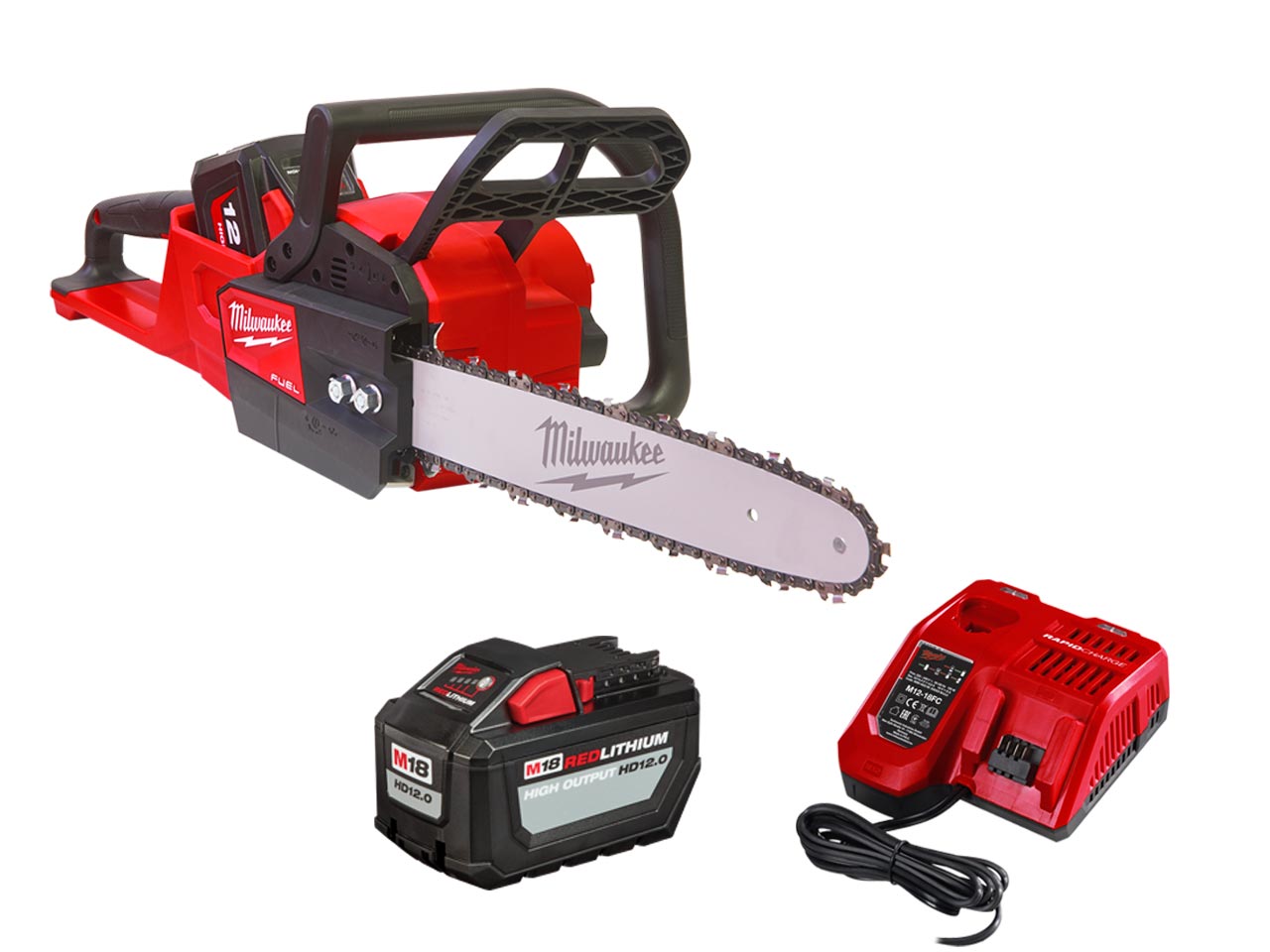 Battery powered chainsaw milwaukee hot sale