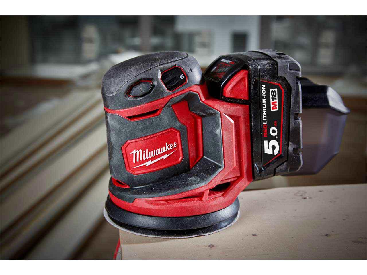 Milwaukee M18BOS125 0 18V 125mm Random Orbital Sander Bare Unit