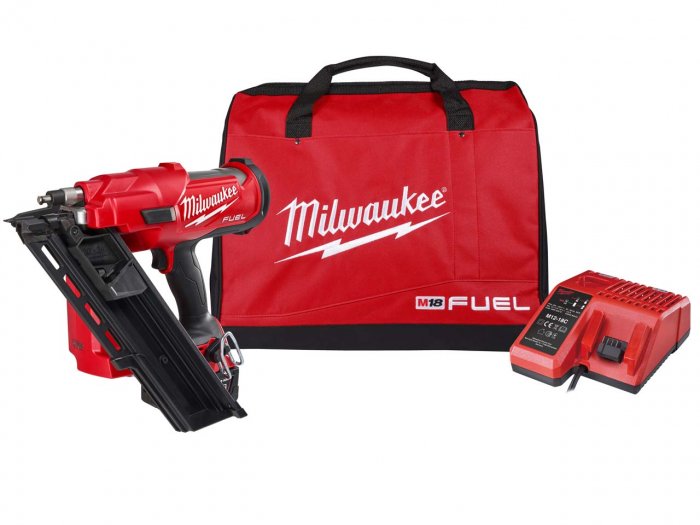 Milwaukee M18FFN 502C 18V 2x5.0Ah M18 First Fix FUEL Angled