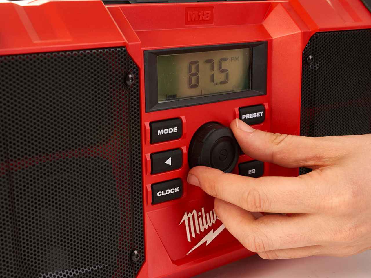 Milwaukee M18JSR 0 M18 Jobsite AM FM Radio Bare Unit