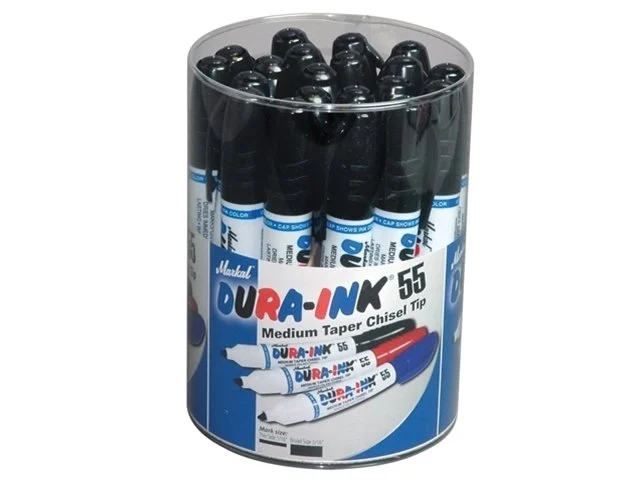 Markal Dura-Ink 15 Black Permanent Marker Waterproof