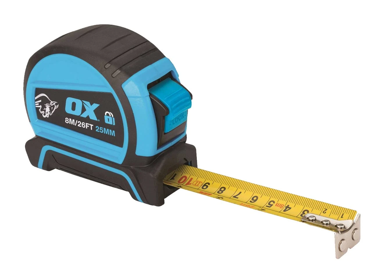 OX Tools OX-P501535 35' Standard Scale 30 mm Wide Tape Measure