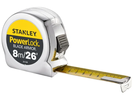 Stanley 33-726 Ruban à mesurer 26'/8m x 1-1/4 FatMax®