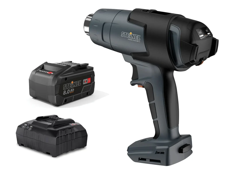 Steinel STIMH3 MH3 Cordless Heat Gun 18V 1 x 8.0Ah Li-ion