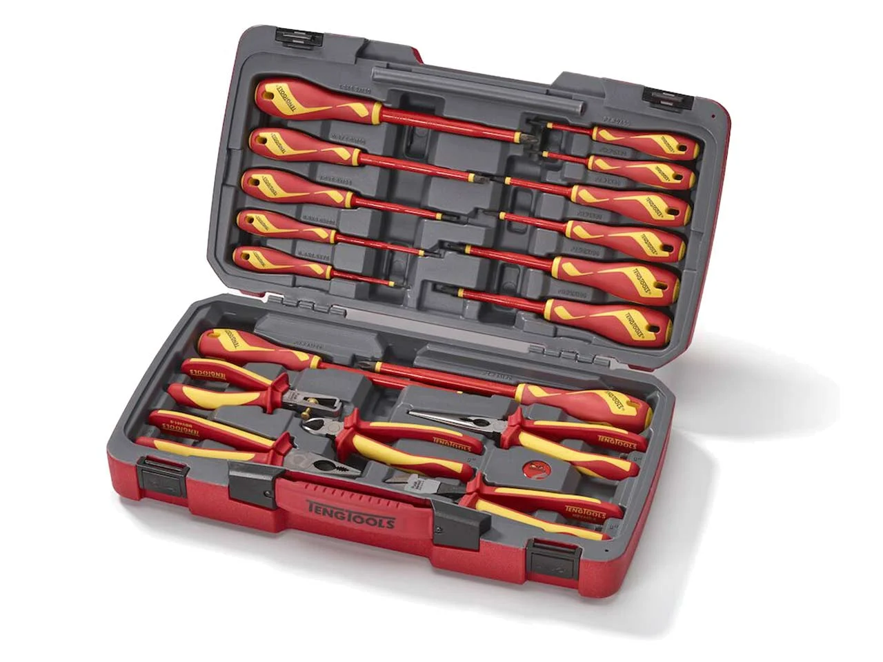 Teng Teng TV18N 18 Piece VDE Screwdriver And Plier Tool Set