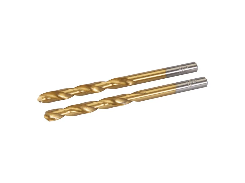 Silverline 509102 Hss Titanium Coated Drill Bits 2pk 60mm