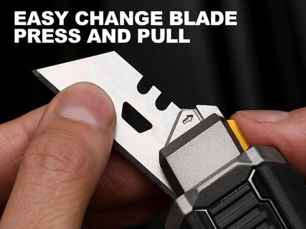 Stanley 0-10-598 Utility Knife foldable, Silver - Pocketknives 