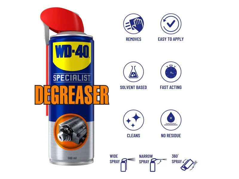 WD-40® Specialist® Fast Acting Degreaser 500ml Aerosol (EUF0059)