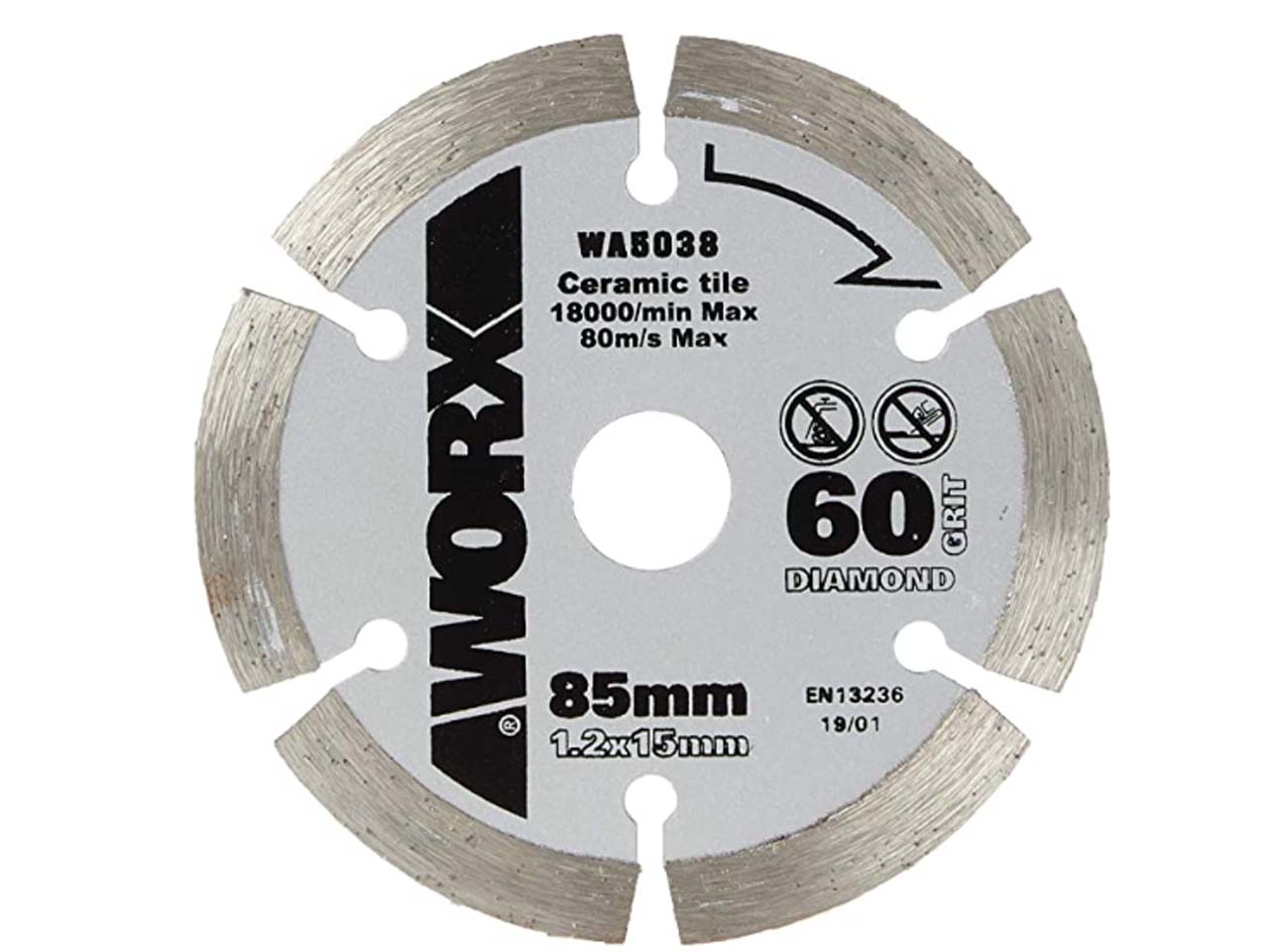 Worx Worx WA5038 85mm SAW Compact Circular Saw Diamond Blade ffx