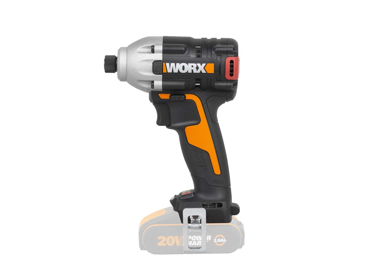 Worx WX261 20V 2x2Ah Cordless Brushless Impact Driver Kit