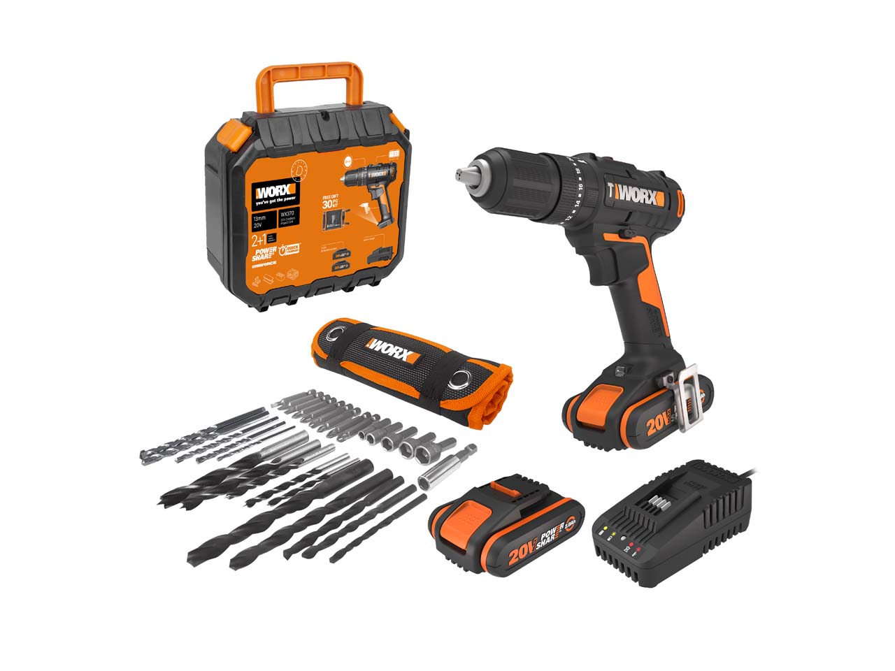 Worx best sale battery drill