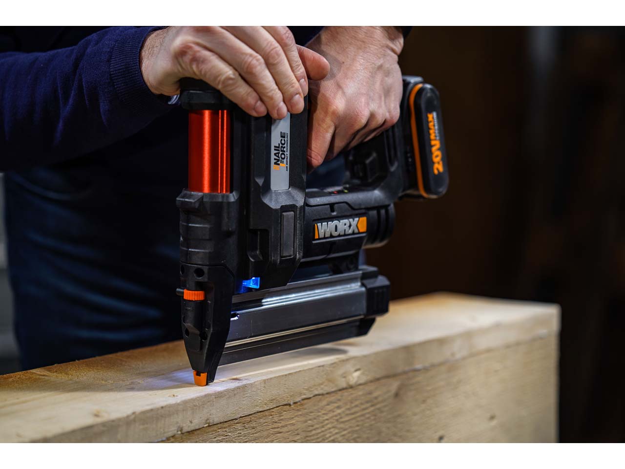 Worx WX840.9 20V 18G Cordless Nail Gun Bare Unit