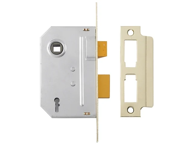 Internal Door Locks 3 Lever Sash Lock - 63mm / 45mm Backset