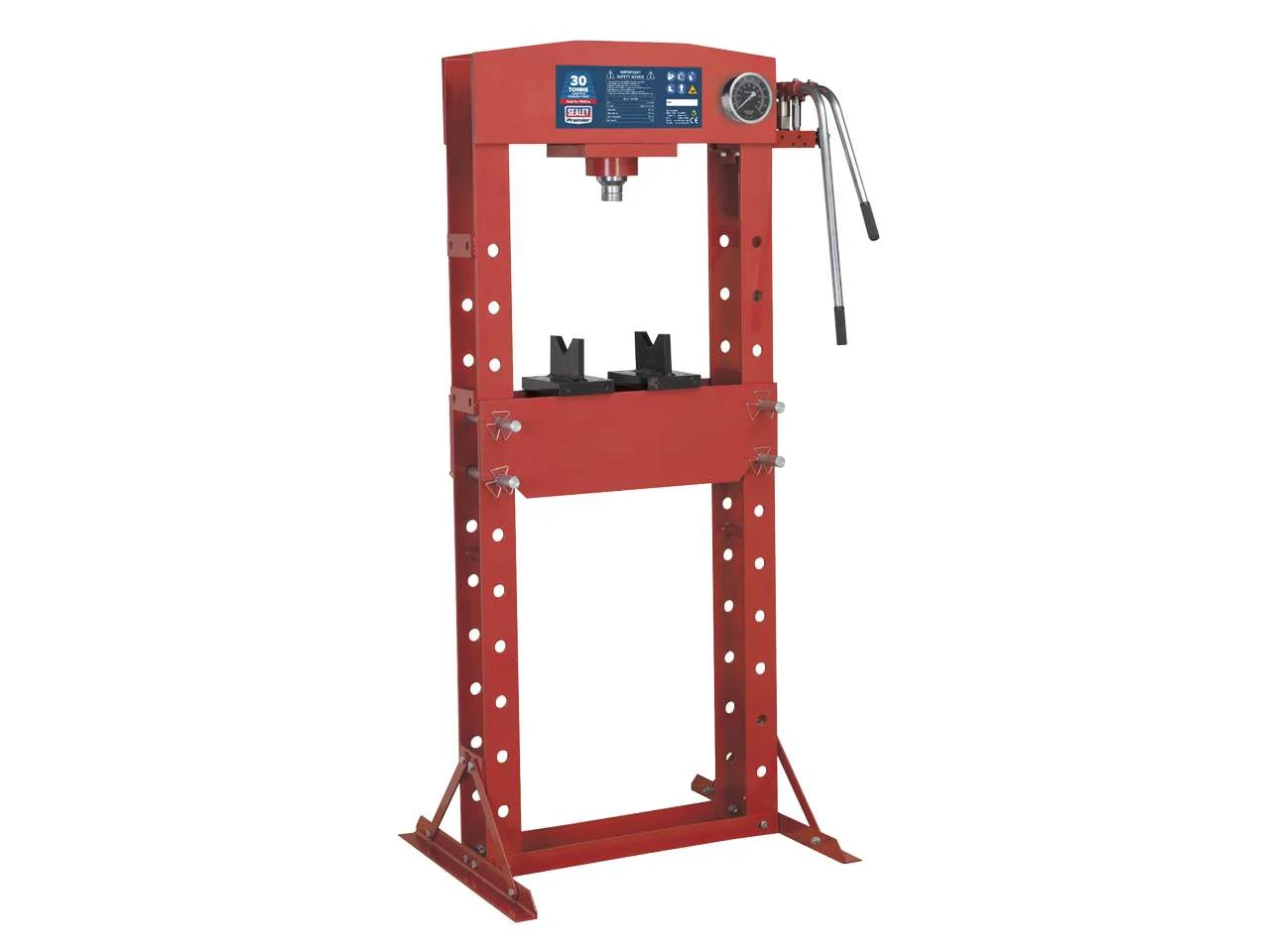 Search Sealey09 Air Hydraulic Press 75Tonne Floor Type With Foot Pedal